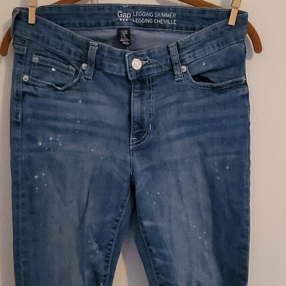 Gap Legging Skimmer Distressed Pant - Picture 2 of 8